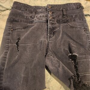 Refuge Womens Cutoff Jean Shorts Size 6